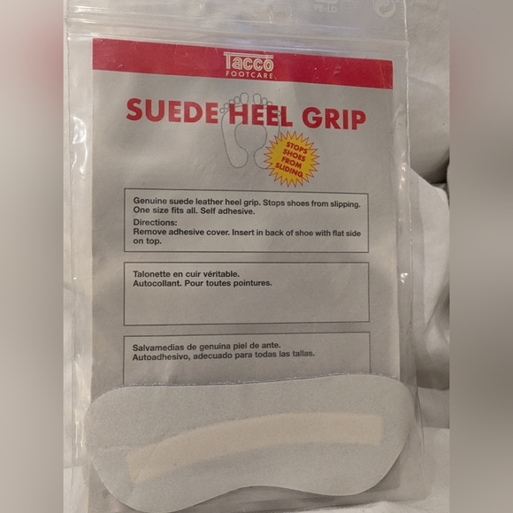 High Heel comfort bundle Dr Scholl's Gel insoles & Two leather suede Heel grips - Picture 12 of 13